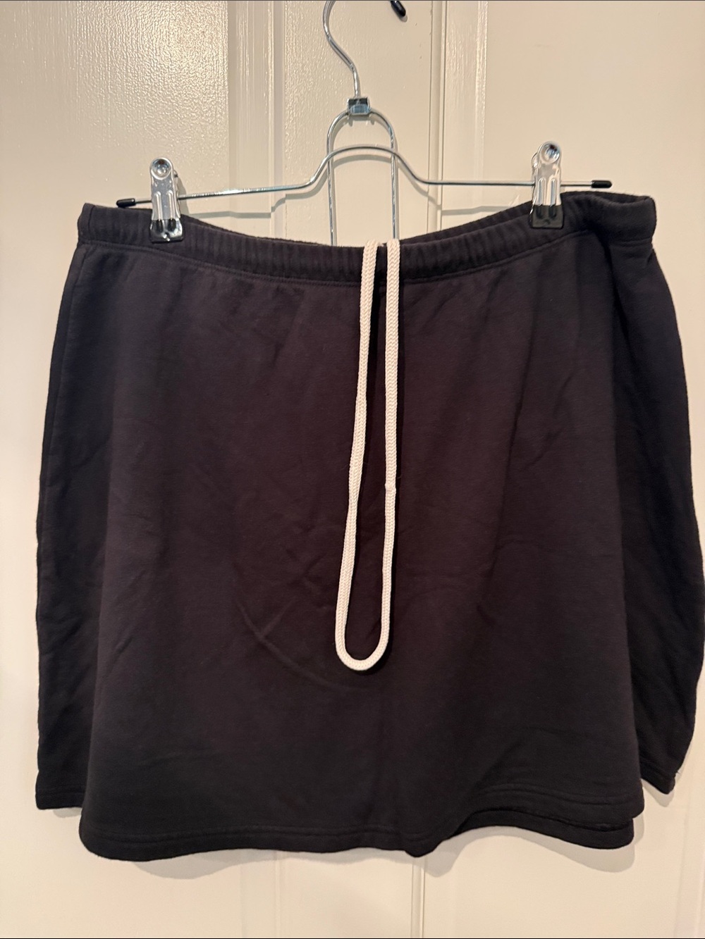 Aerie Offline Black Mini Skirt with Contrast Drawstring